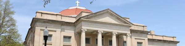 The facade of a Methodist Church.